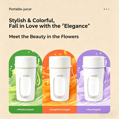 Portable Rechargeable Juicer Small Fruit Juice Cup Multifunctional Juicer for Students and Home Use