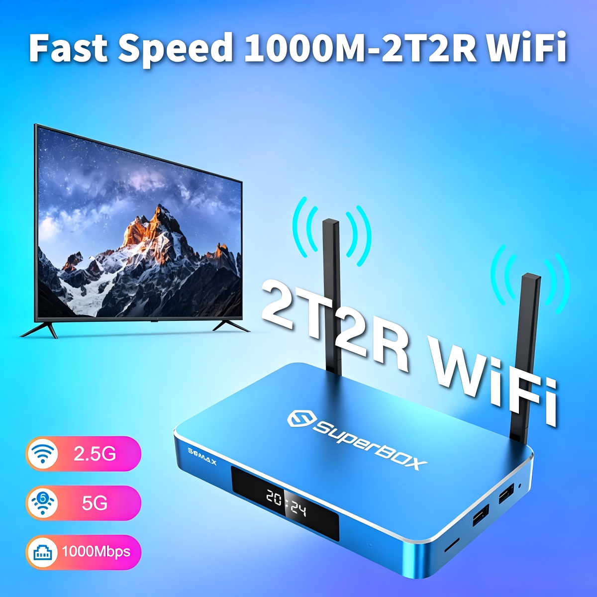 🔥S6 Max 2026 Super Box for TV⏰No Monthly Fees📶100% Free TV Box