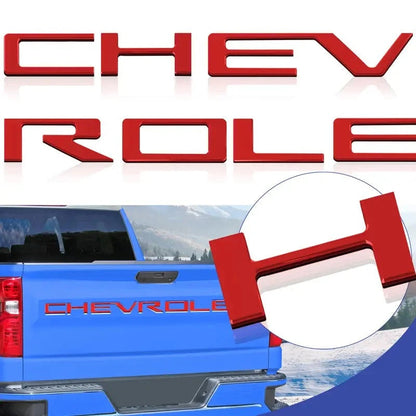 3D Raised Tailgate Letters - Premium ABS Overlay Trim Stickers