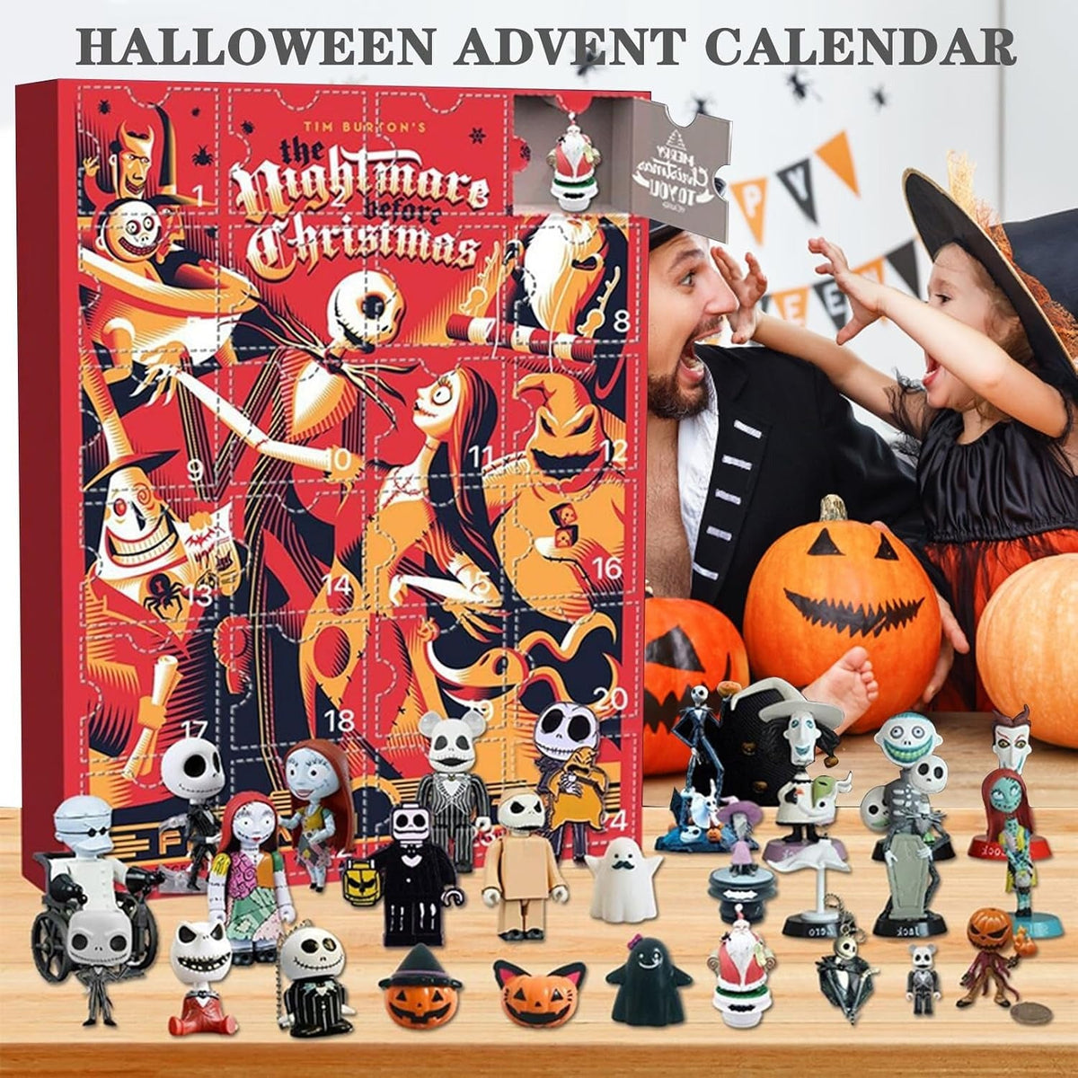 2026 Halloween Advent Calendar - 24 Scary Collectible Figures