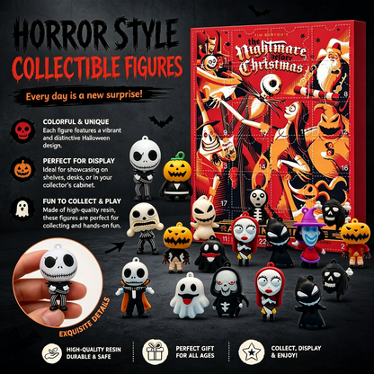 2026 Halloween Advent Calendar - 24 Scary Collectible Figures