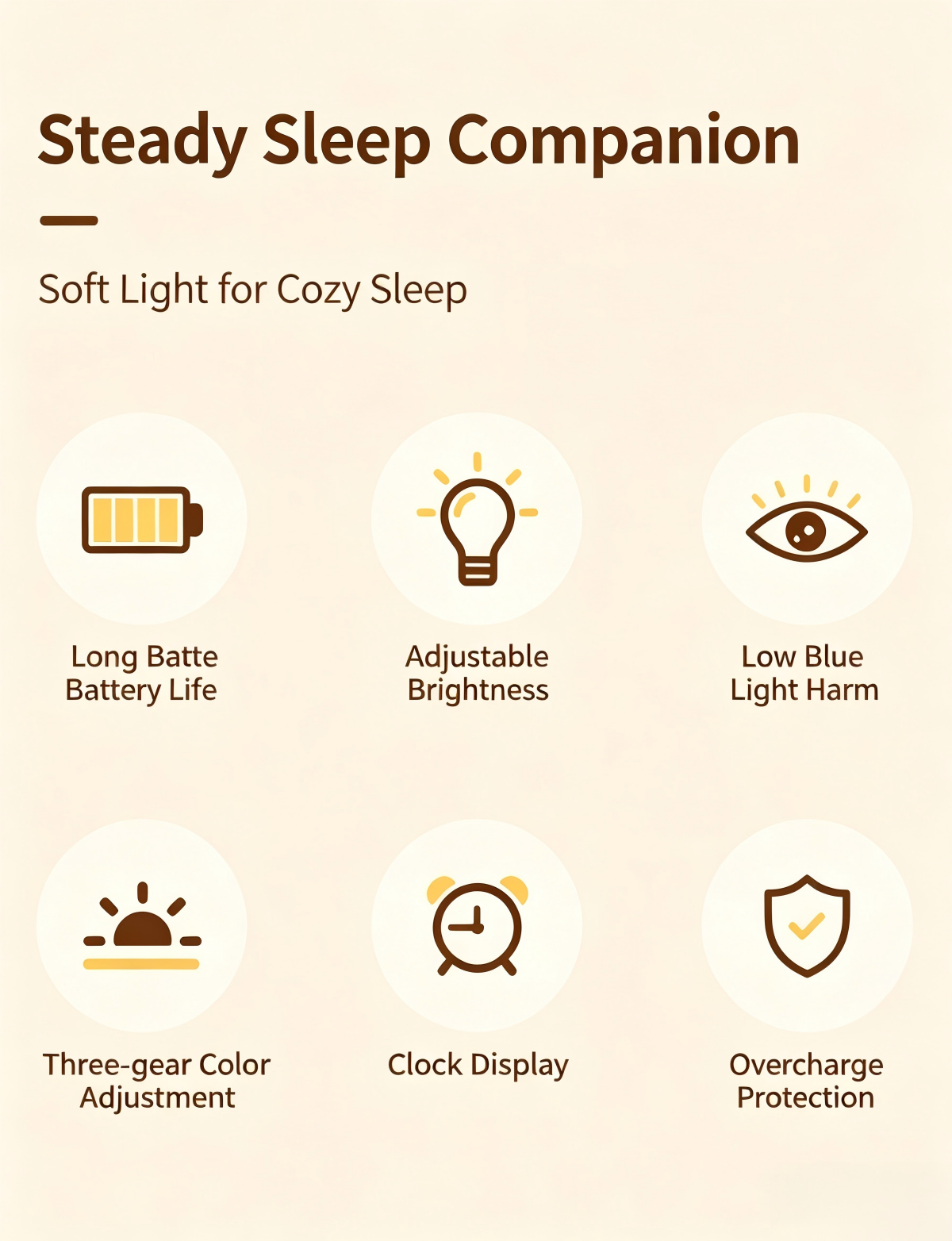 LED small night light bedroom sleep lamp eye-protection desk lamp student dormitory rechargeable bedside lamp