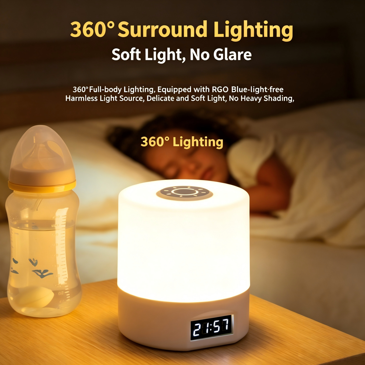 LED small night light bedroom sleep lamp eye-protection desk lamp student dormitory rechargeable bedside lamp