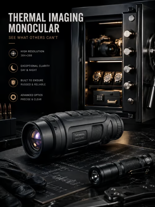 🌙 AI15 Thermal Imaging Monocular – 220x telescope pro(top-of-the-line thermal imaging) at a distance of 2000 meters [Can View the Moon].