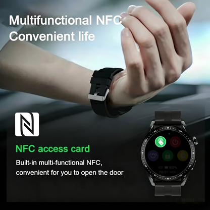 🔥🔥HW GT Pro Painless Blood Glucose ALL DAY Real-Time Monitoring Smart Bluetooth Watch