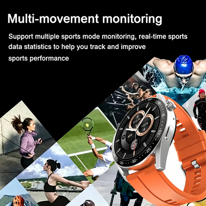 🔥🔥HW GT Pro Painless Blood Glucose ALL DAY Real-Time Monitoring Smart Bluetooth Watch