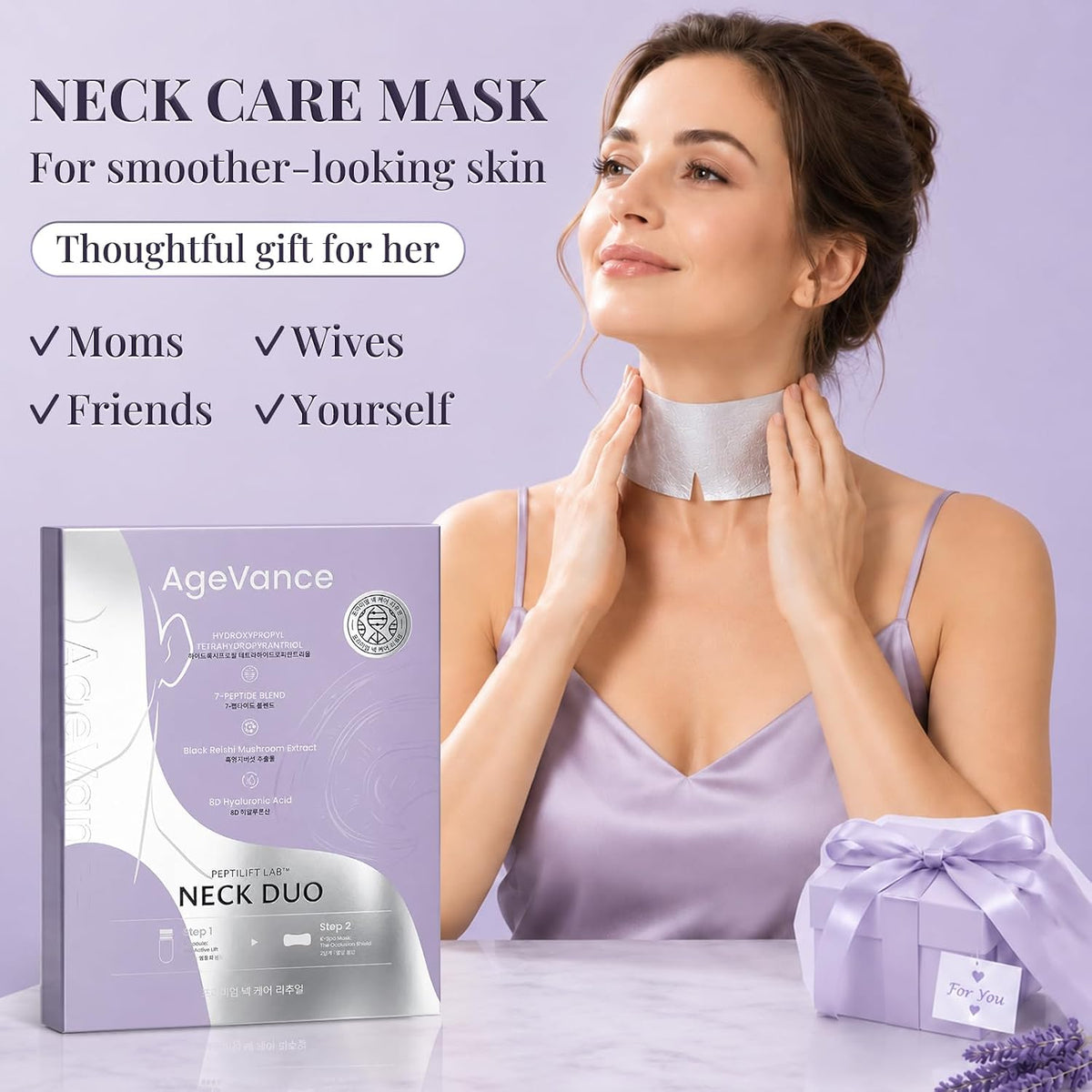 PEPTILIFT LAB NECK DUO-Fine Line Care Firming Neck Mask