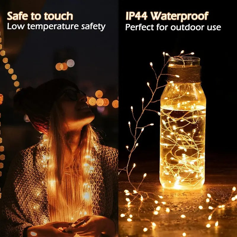 Copper Wire Waterproof Starry Fairy Lights