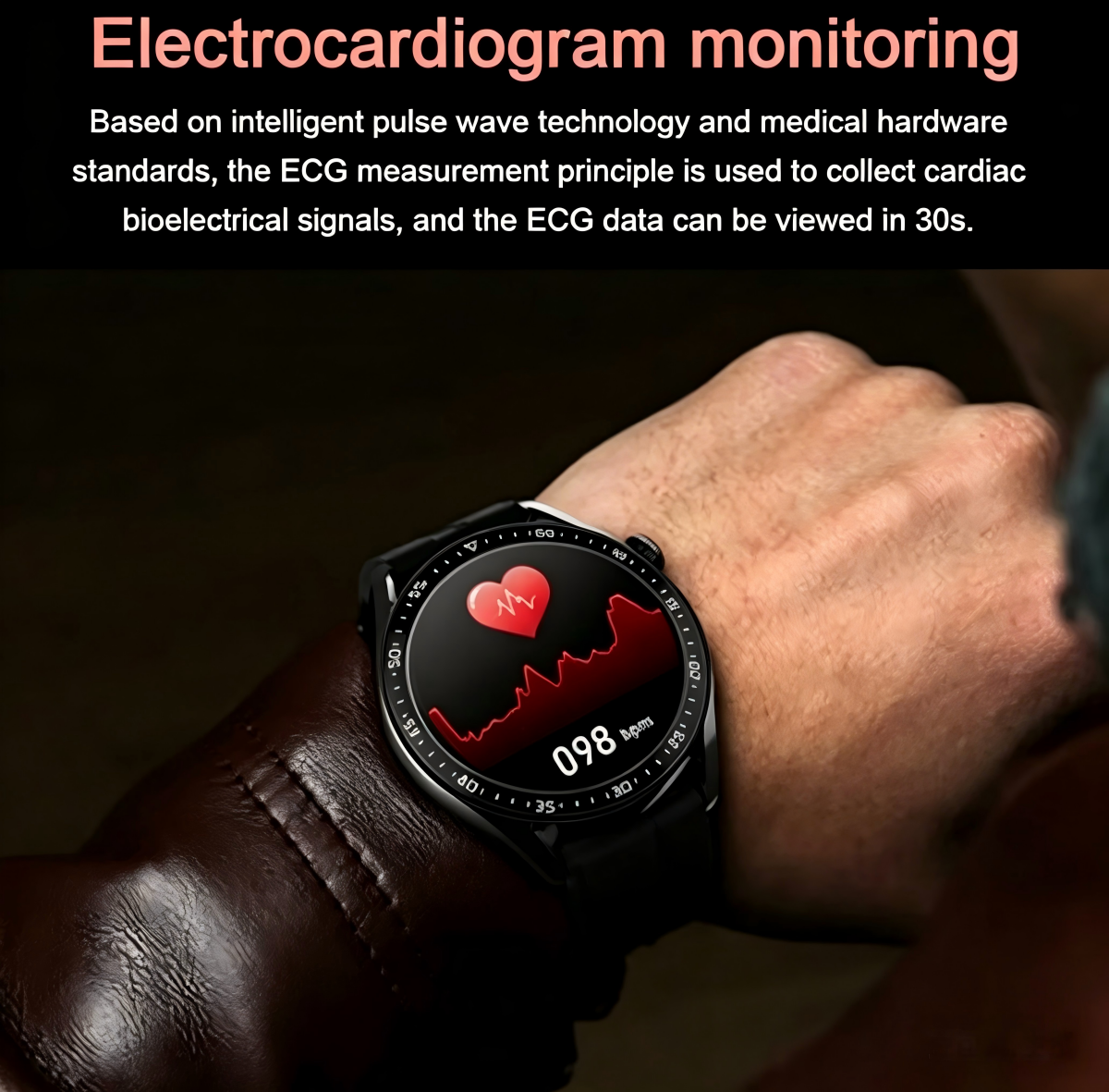 🔥🔥HW GT Pro Painless Blood Glucose ALL DAY Real-Time Monitoring Smart Bluetooth Watch