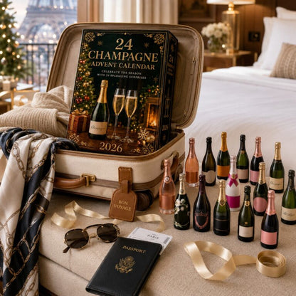 2026 Champagne Advent Calendar - 24-Day Collectible Christmas Countdown