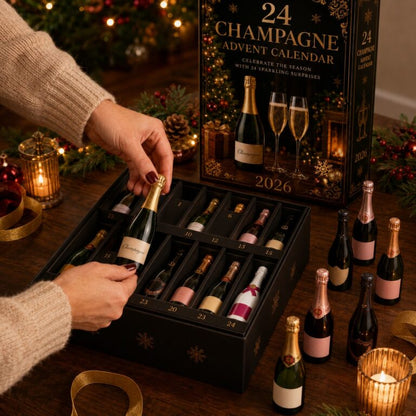 2026 Champagne Advent Calendar - 24-Day Collectible Christmas Countdown