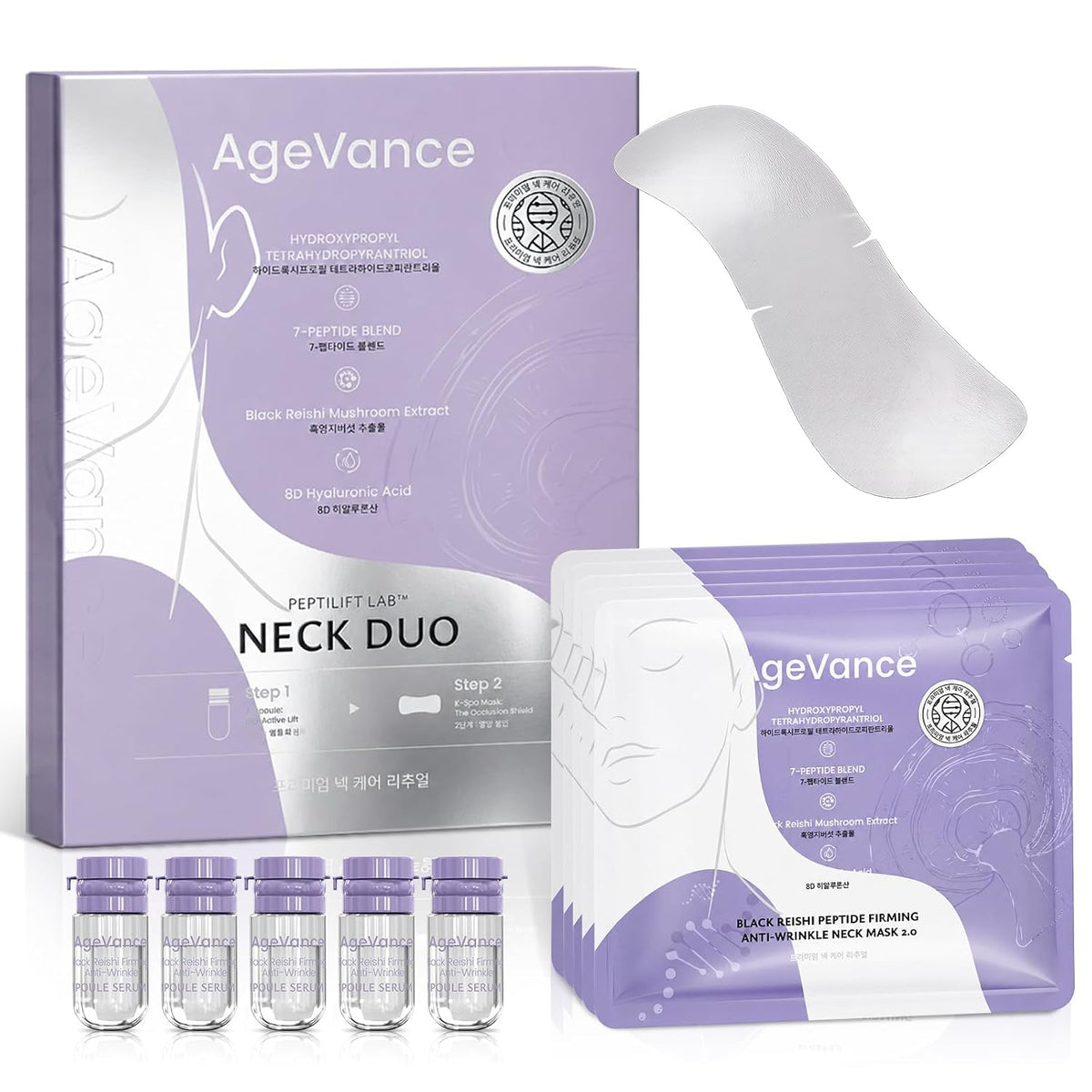 PEPTILIFT LAB NECK DUO-Fine Line Care Firming Neck Mask