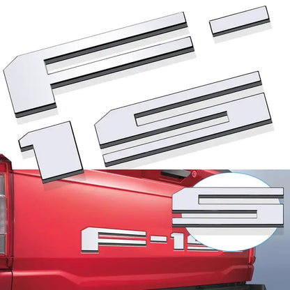 3D Raised Tailgate Letters - Premium ABS Overlay Trim Stickers