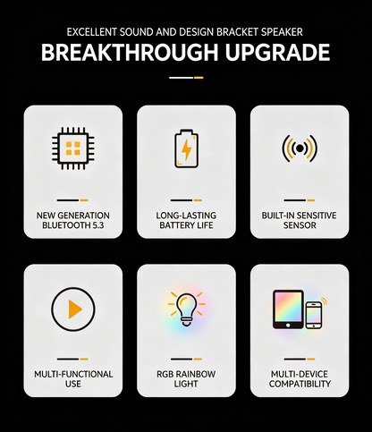 Induction Phone Holder Power Bank Wireless Bluetooth Speaker Desktop Live Streaming Audio