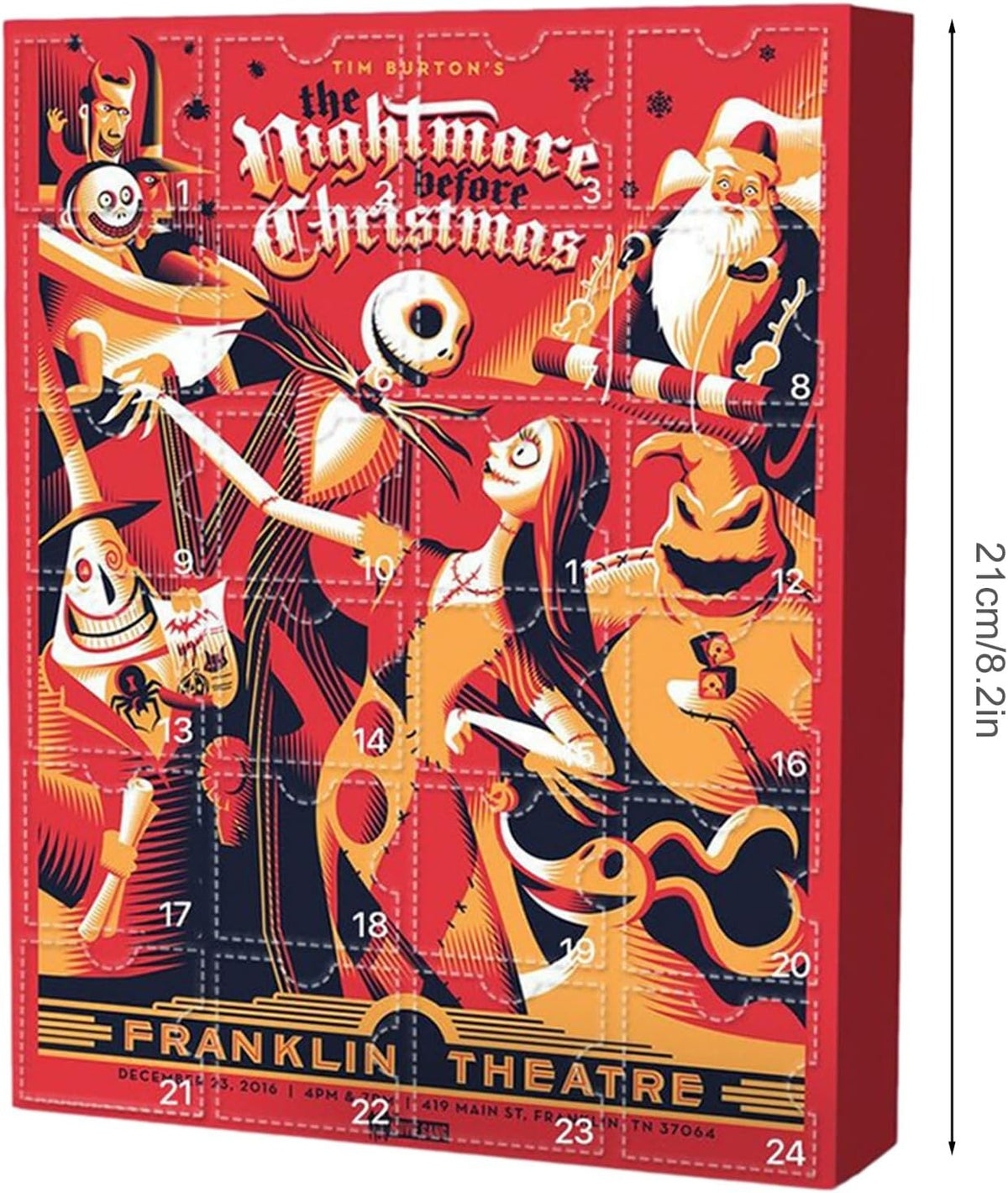 2026 Halloween Advent Calendar - 24 Scary Collectible Figures