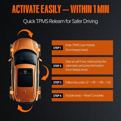 EL-50448 TPMS Sensor Relearn Tool - Fast Tire Pressure Reset Solution