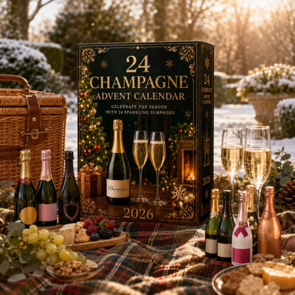 2026 Champagne Advent Calendar - 24-Day Collectible Christmas Countdown