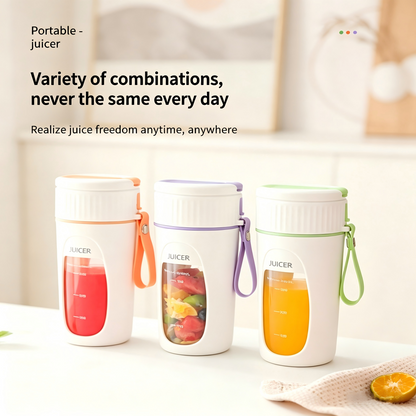 Portable Rechargeable Juicer Small Fruit Juice Cup Multifunctional Juicer for Students and Home Use