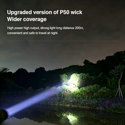 🔥Promotion - 48% OFF🔥LED Rechargeable Tactical Laser Flashlight 80000 High Lumens
