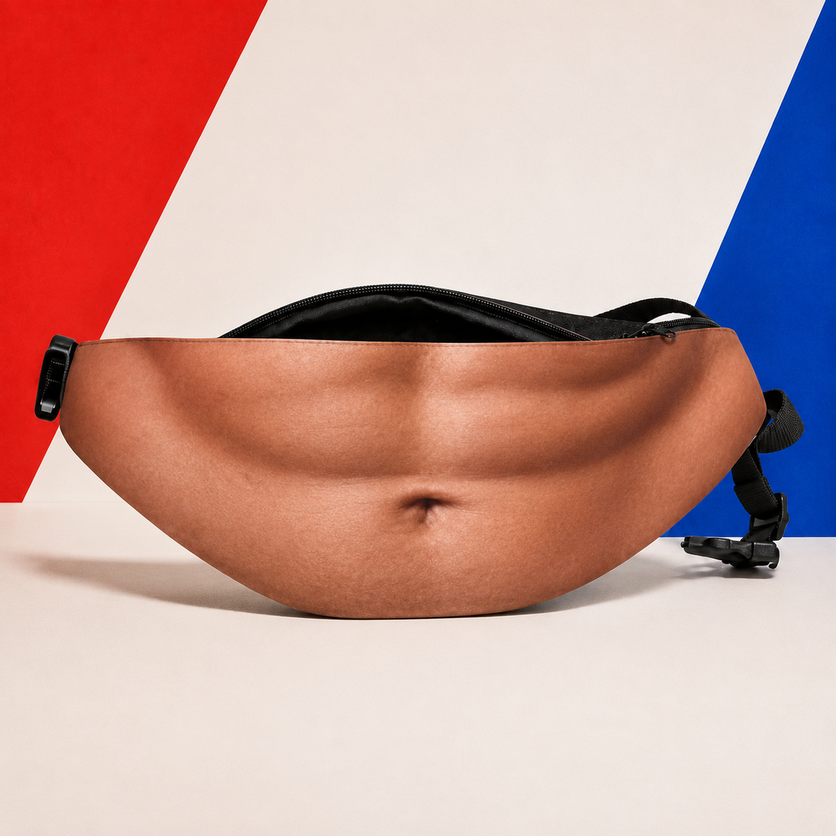 Ultra-Realistic Beer Belly Fanny Pack- Funny Dad Bod Waist Bag