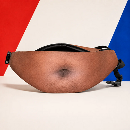Ultra-Realistic Beer Belly Fanny Pack- Funny Dad Bod Waist Bag