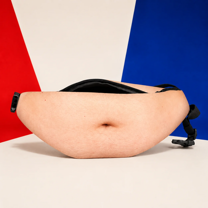 Ultra-Realistic Beer Belly Fanny Pack- Funny Dad Bod Waist Bag