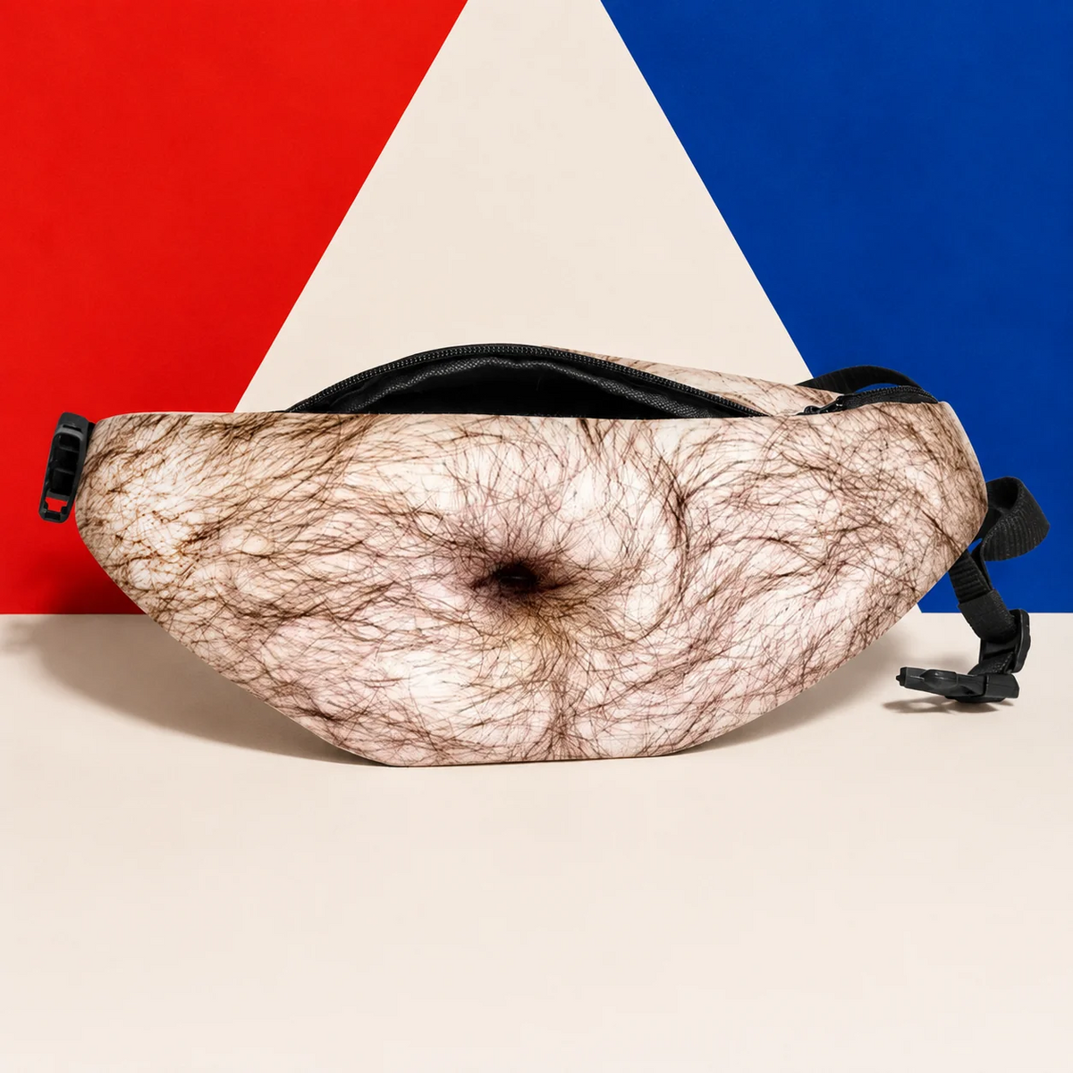 Ultra-Realistic Beer Belly Fanny Pack- Funny Dad Bod Waist Bag