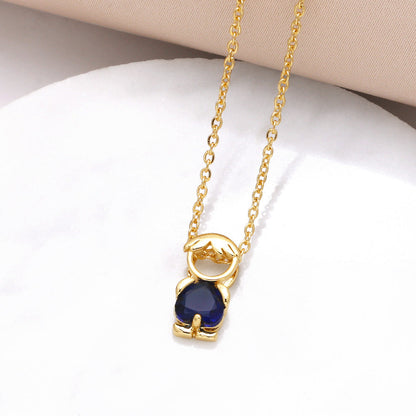 Birthstone Mom & KidsDetachable Necklace -Her Birthstone, YourHeart