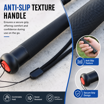 Aluminum Alloy Flashlight - 3 Modes Durable Portable Torch