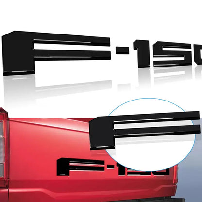 3D Raised Tailgate Letters - Premium ABS Overlay Trim Stickers