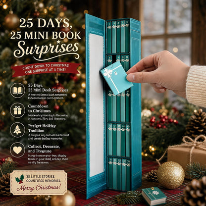 2026 Mini Book Advent Calendar- 24 Christmas Ornaments for Book Lovers