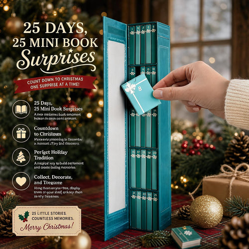 2026 Mini Book Advent Calendar- 24 Christmas Ornaments for Book Lovers