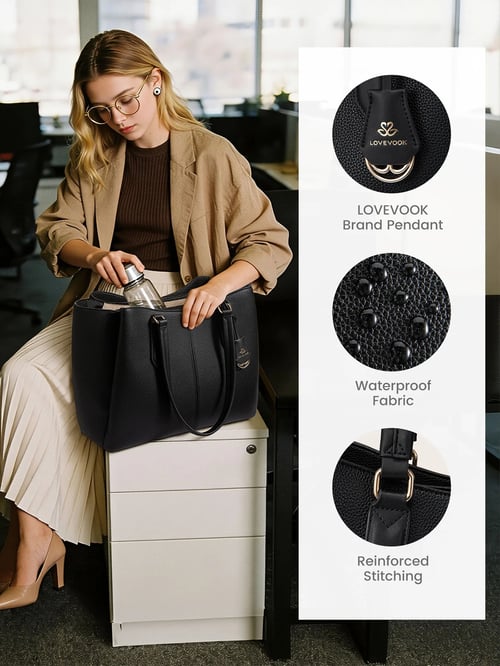🎁50% off🔥💼Laptop Tote Bag – Triple Compartments, Fits 15.6" & 17.3" Laptops